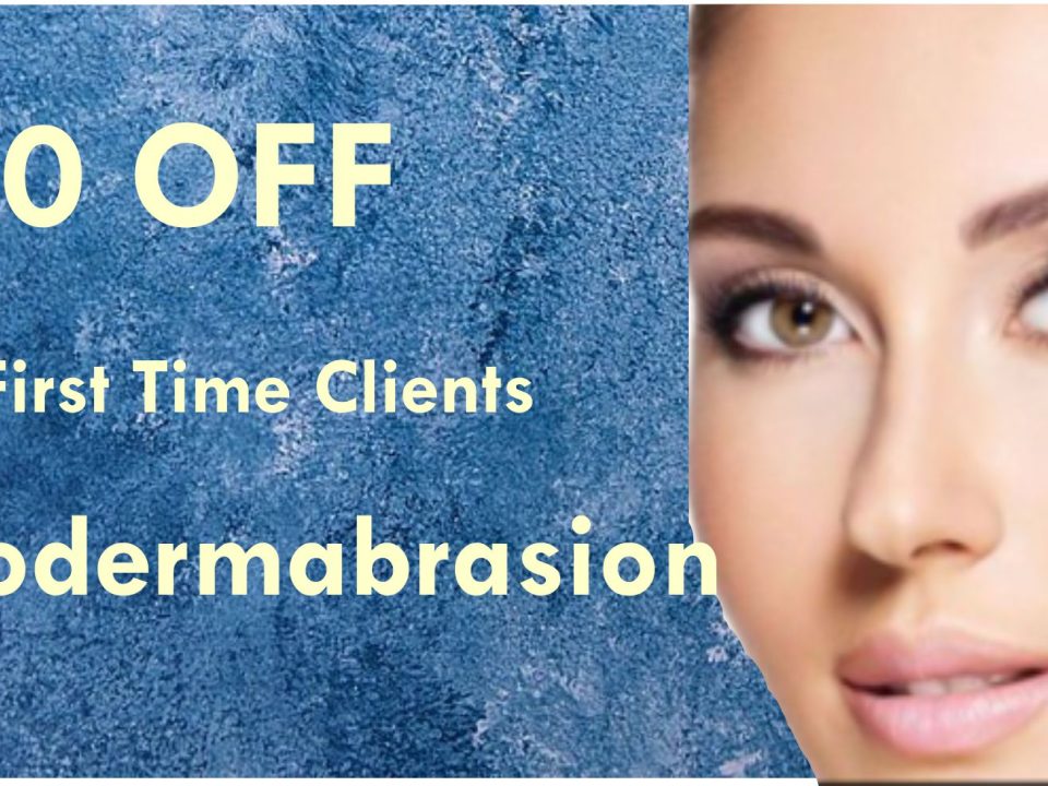 Microdermabrasion treatment for smoother skin, removing dead cells and revealing a fresh complexion