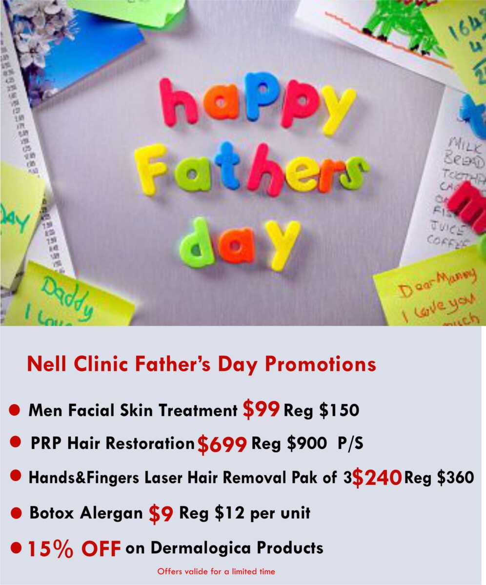Colorful Father's Day promotions flyer